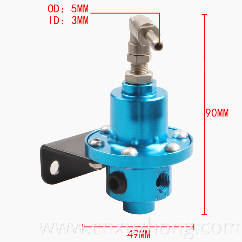 RASTP Other Engine Parts Universal adjustable fuel pressure regulator with original gauge and instructions